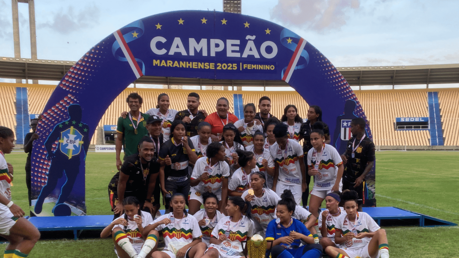 Sampaio Corrêa é campeão invicto do Campeonato Maranhense Feminino 2025 com triunfo por 2×0